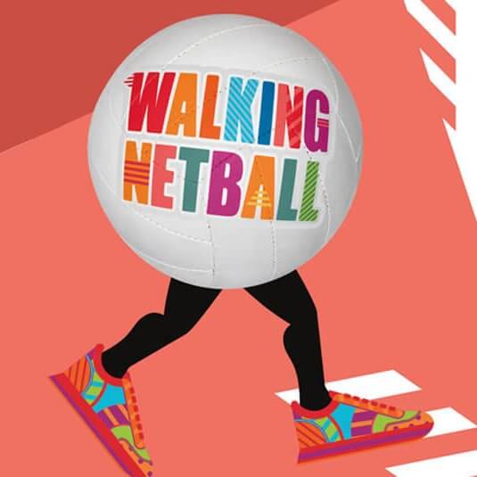 Walking Netball Illustration